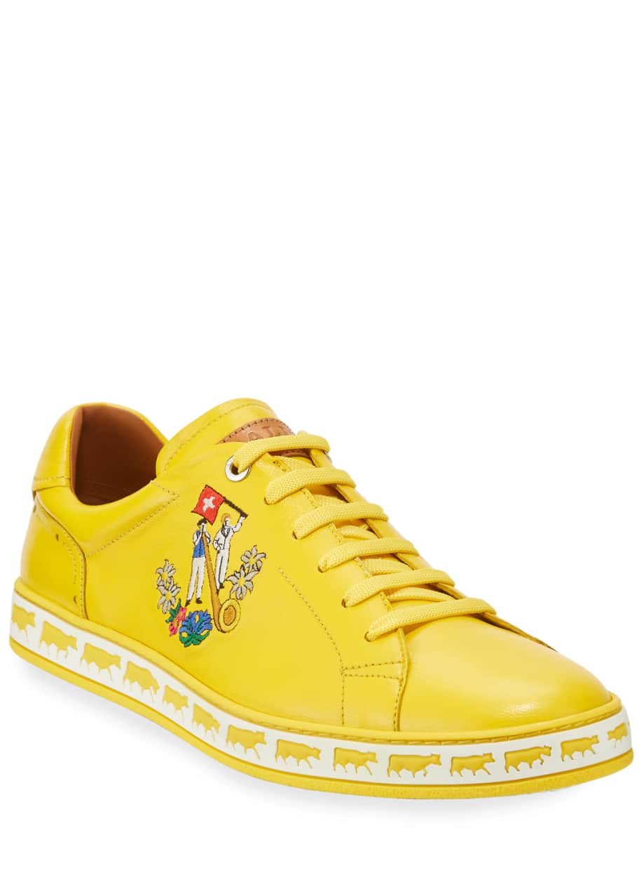 Sneakers, Yellow - Bergdorf Goodman