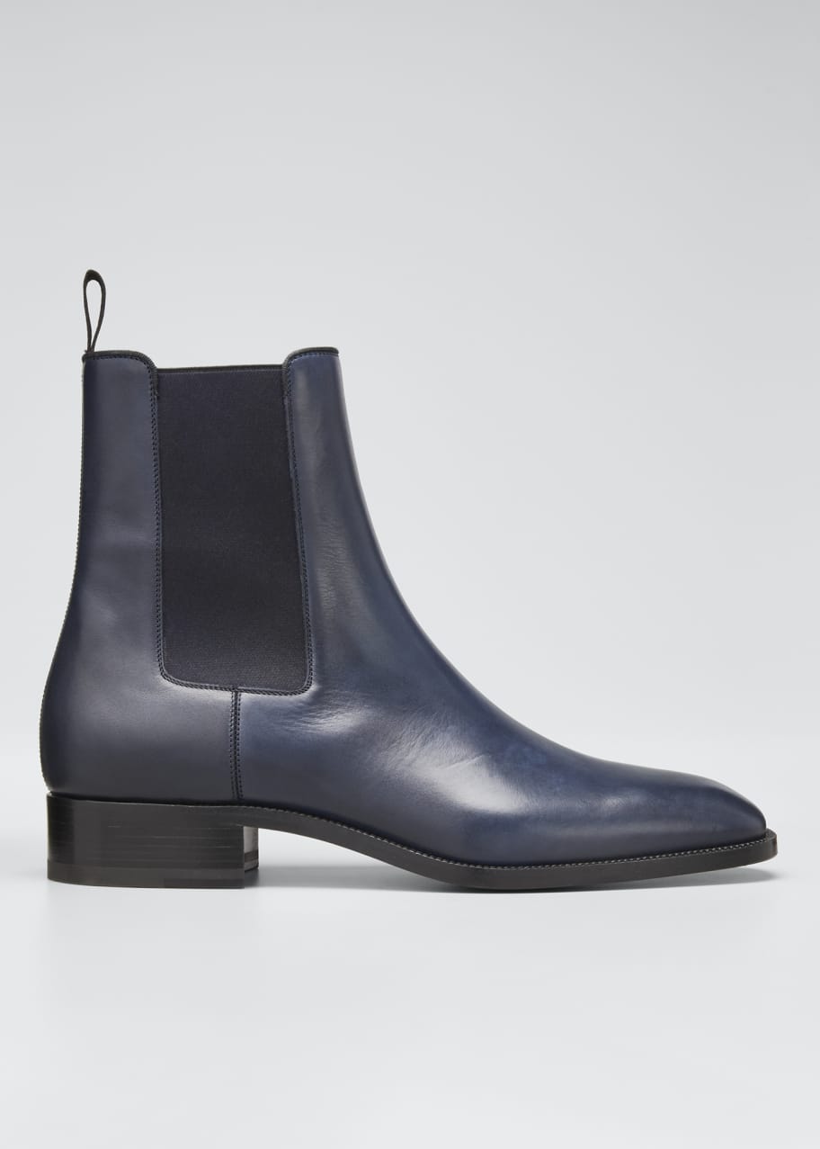 christian louboutin samson suede chelsea boots