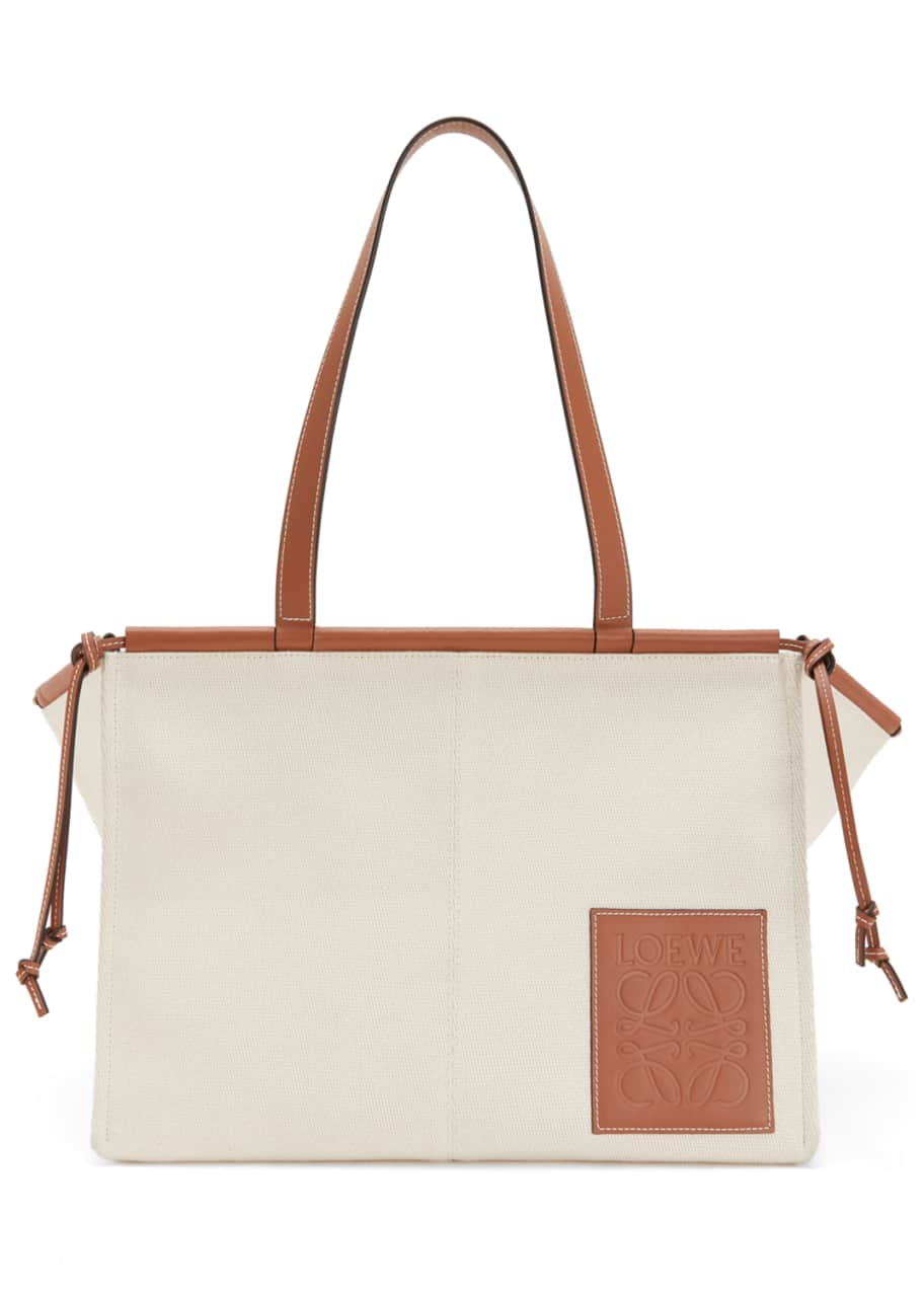 Loewe x Paula s Ibiza Large Canvas Cushion Tote Bag Bergdorf Goodman