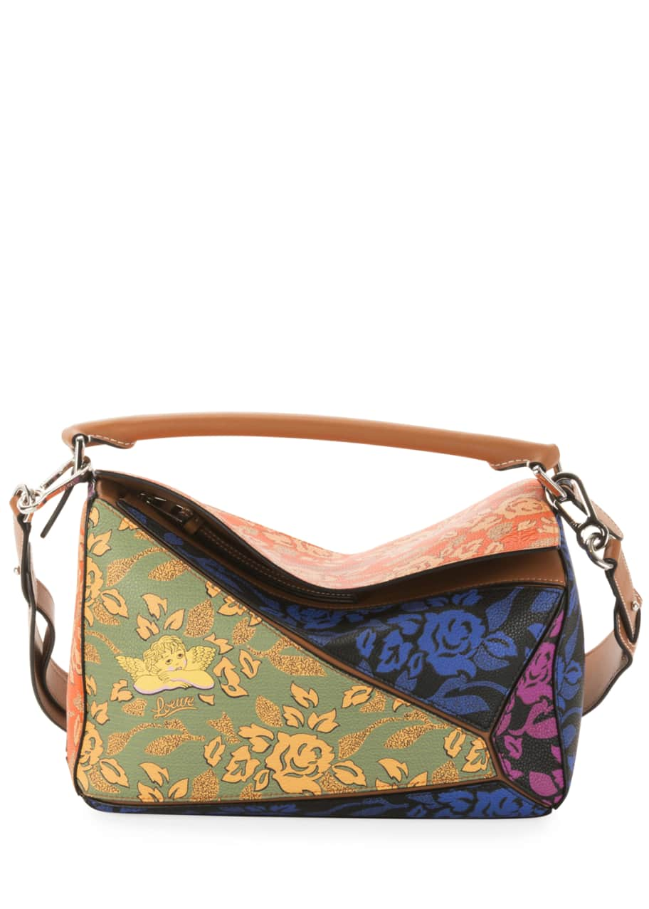 Loewe Paula's Ibiza Puzzle Small Leather Shoulder Bag