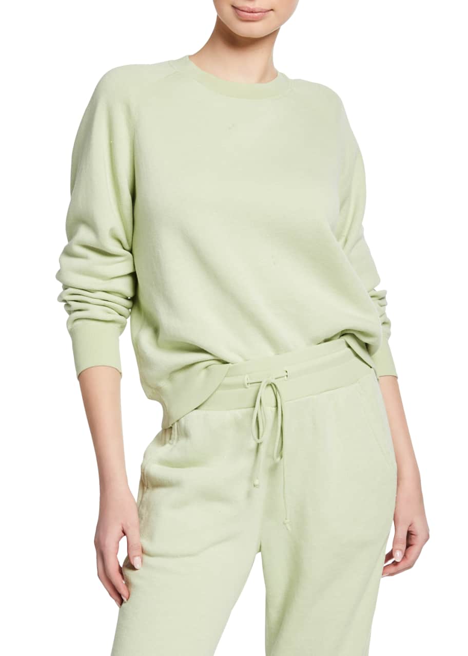 John elliott vintage fleece crew hotsell