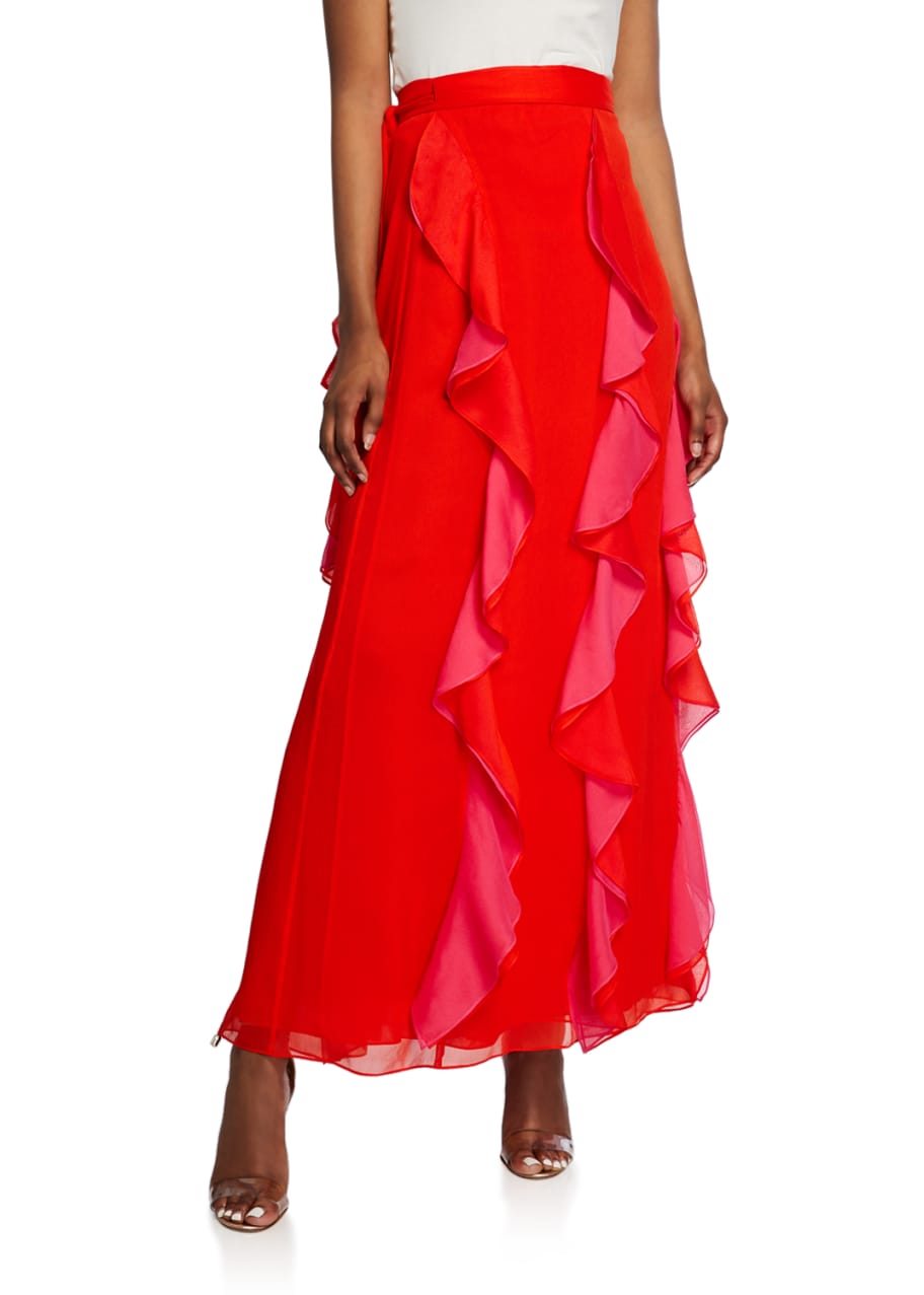 Dvf maxi skirt top