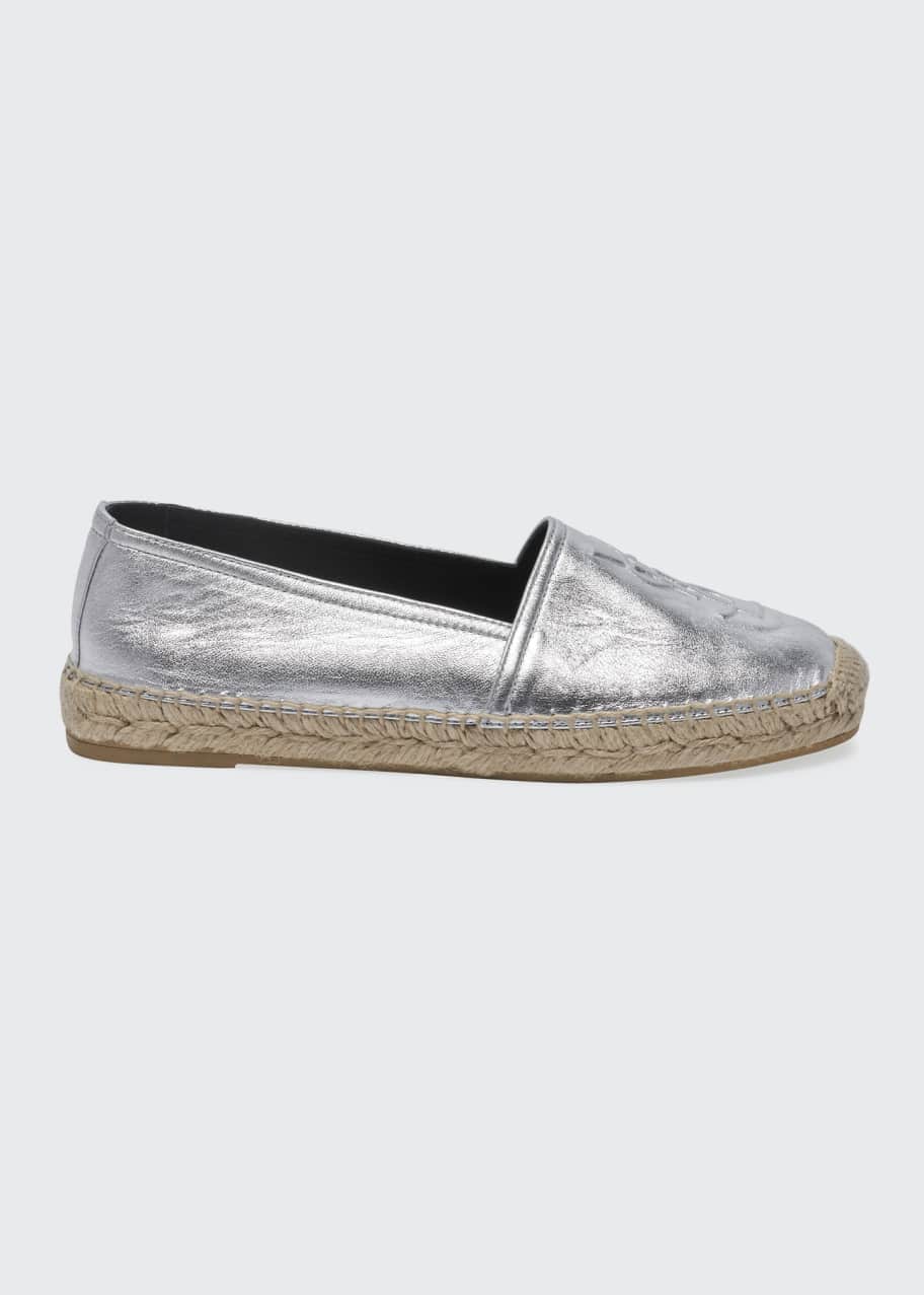 Ysl metallic espadrilles top