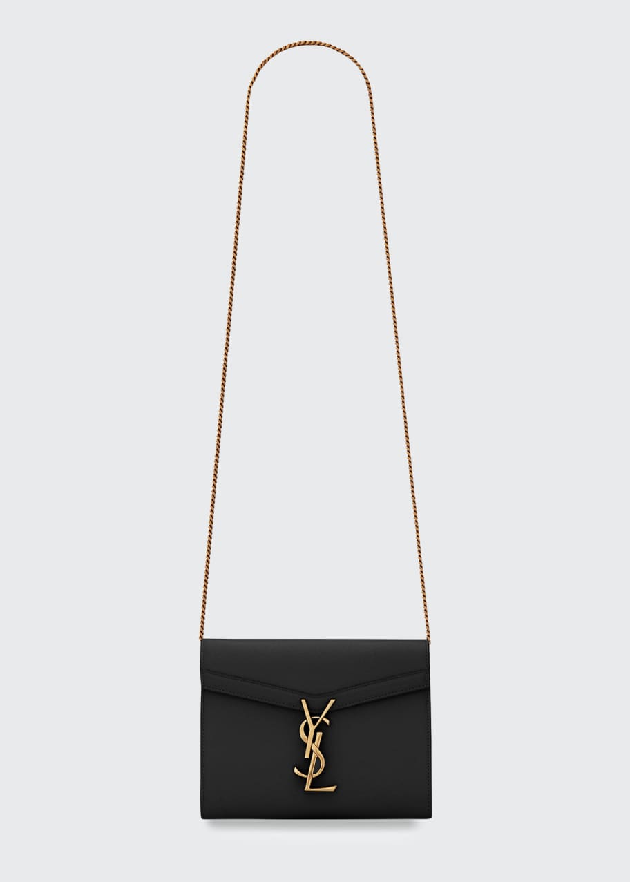 Image 1 of 1: Cassandre YSL Monogram Leather Wallet On Chain
