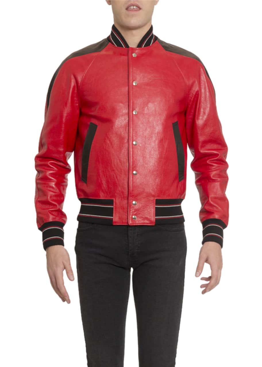Givenchy star leather jacket sales