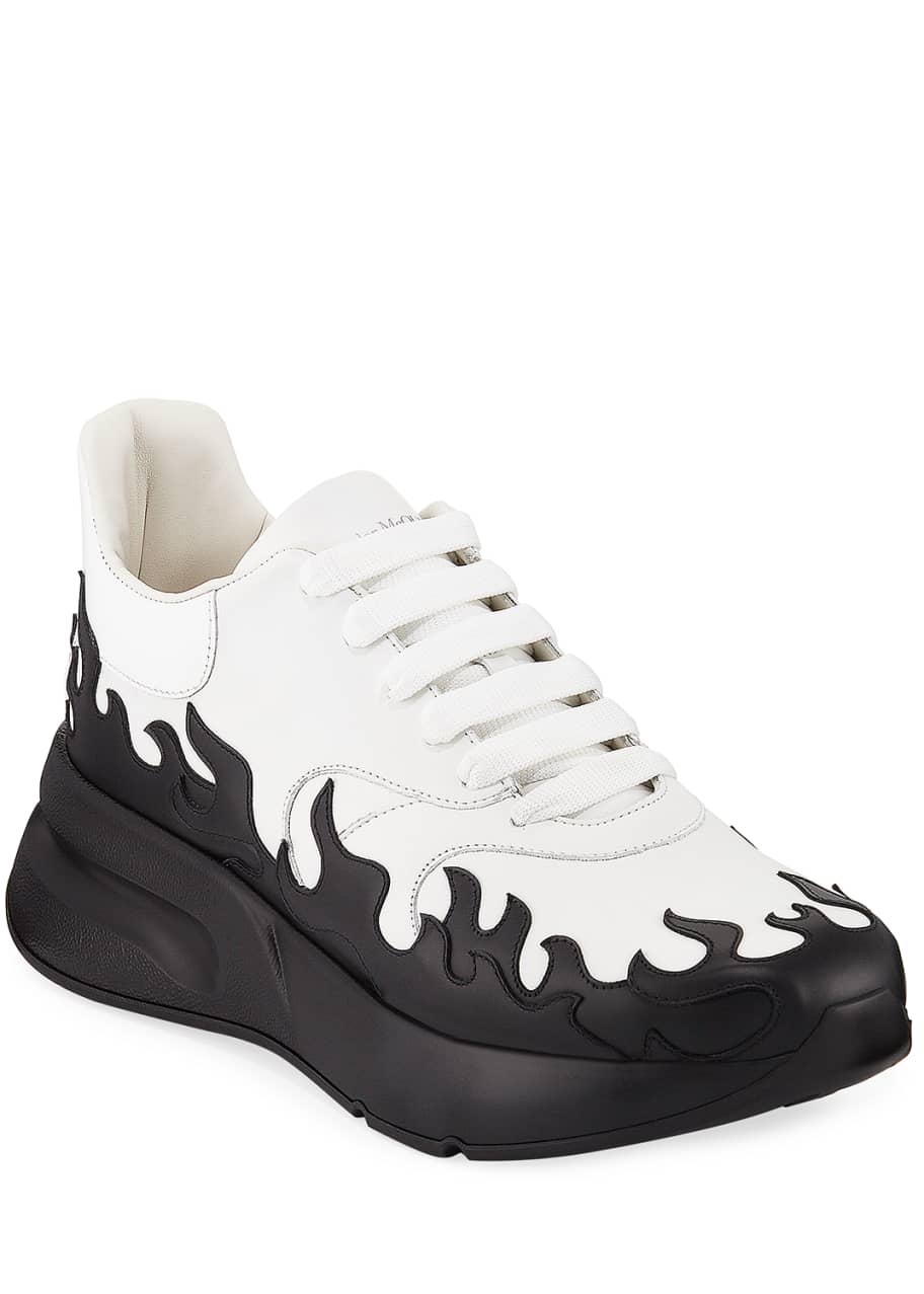 Men's Flame Two-Tone Chunky Runner Sneakers