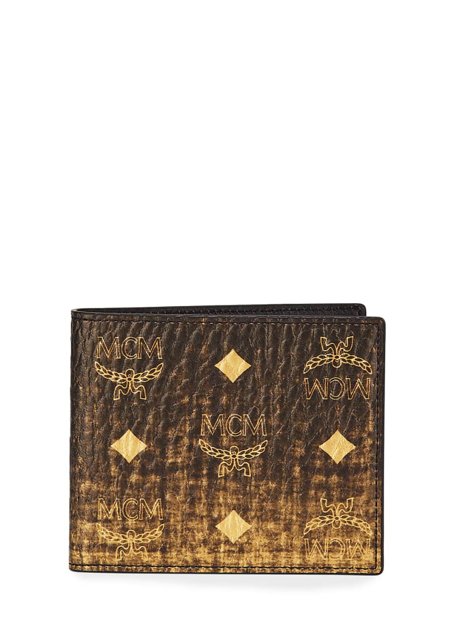 Image 1 of 1: Men's Gradient Visetos Bi-Fold Wallet