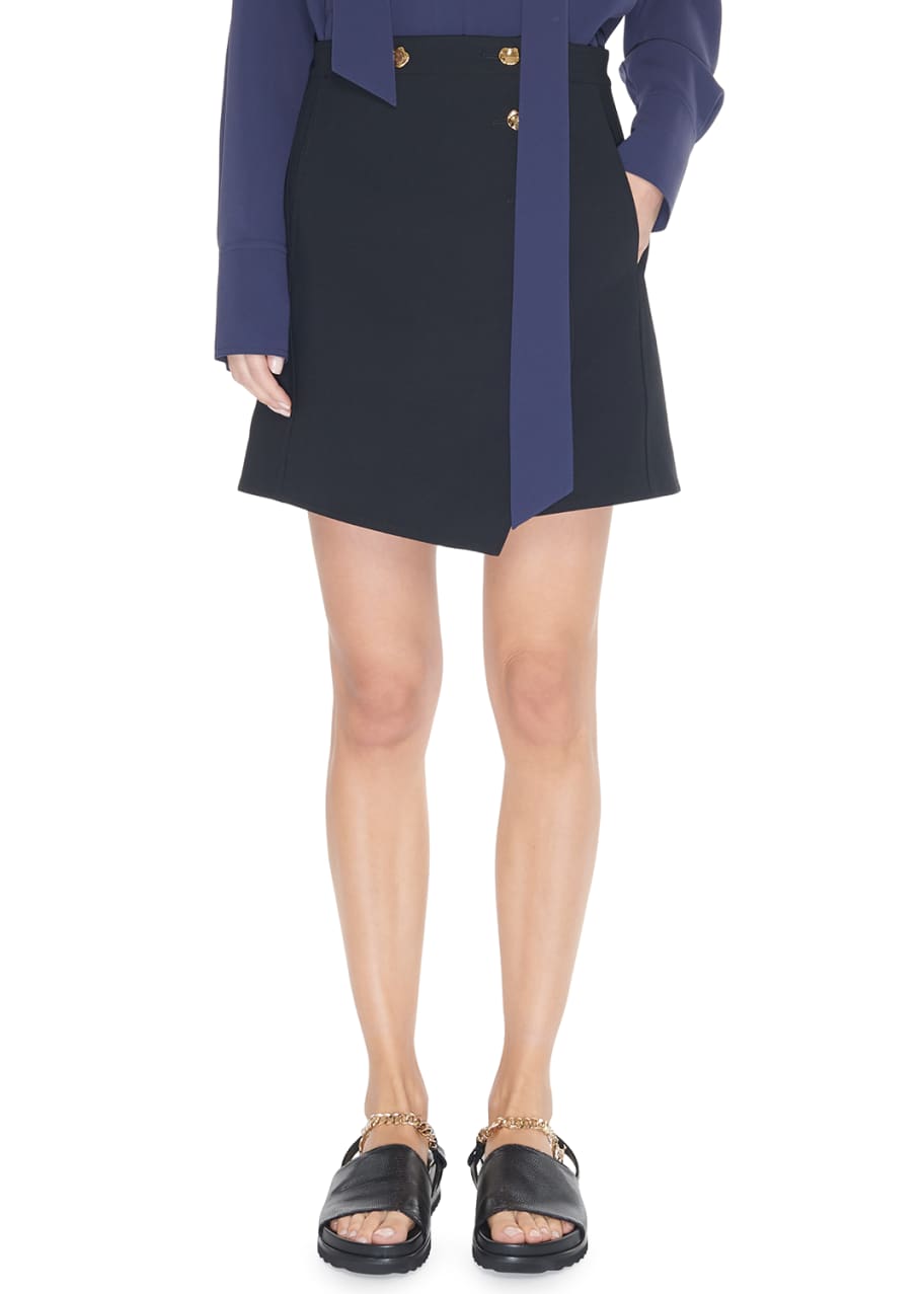 Tibi anson deals a-line mini skirt