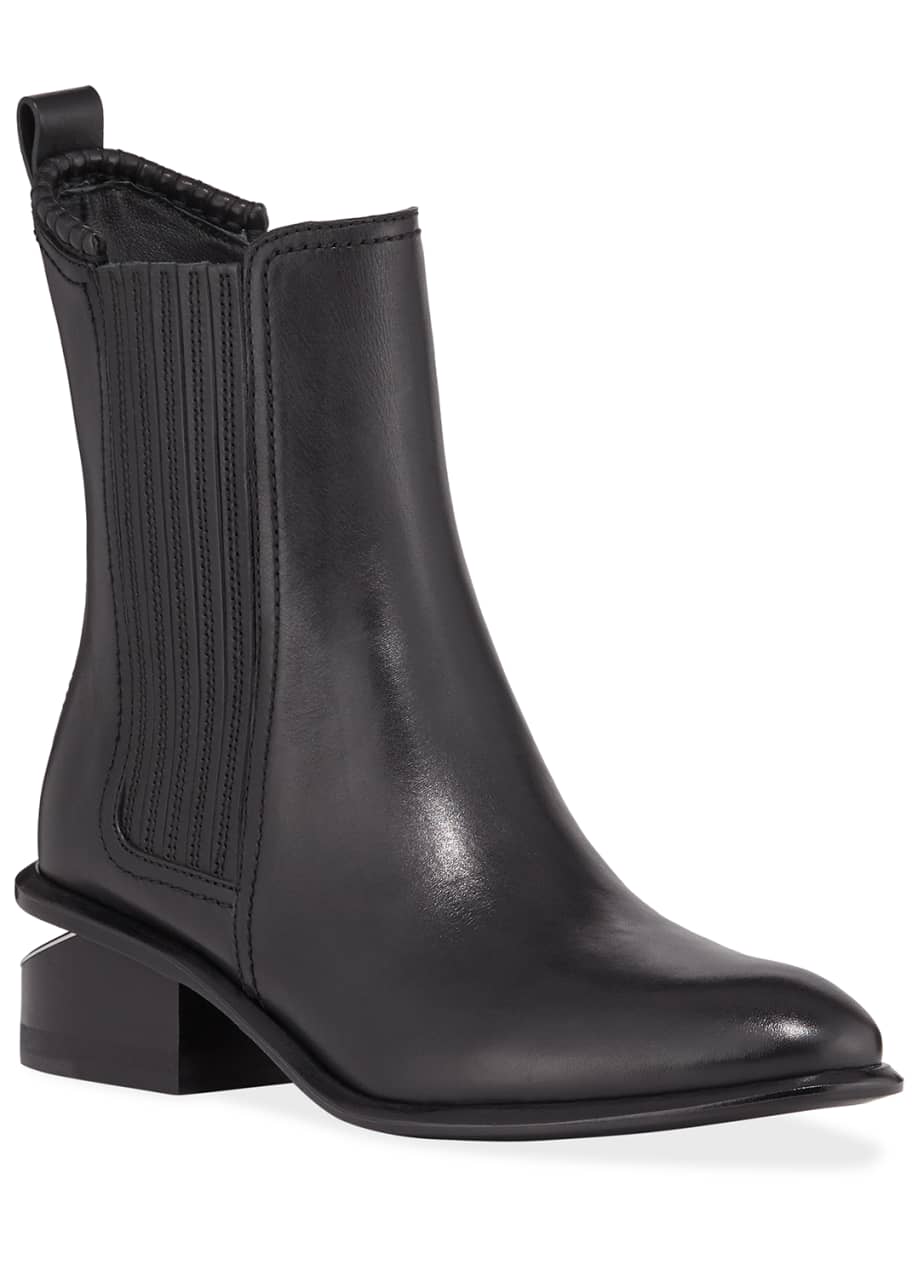 Alexander Wang Anouck Leather Booties - Bergdorf