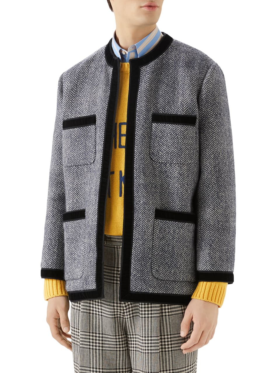 Gucci tweed vest store