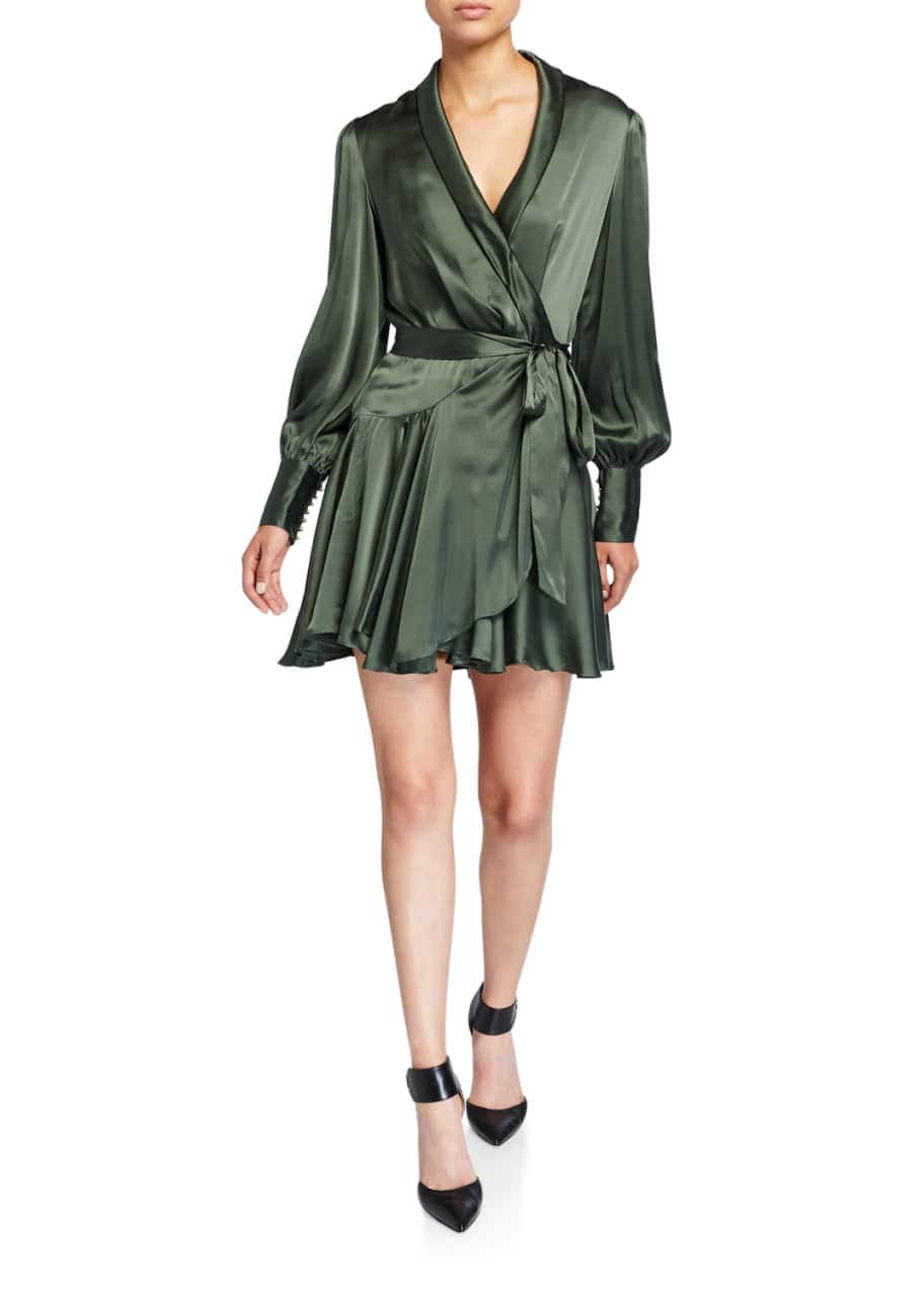 Espionage silk wrap mini clearance