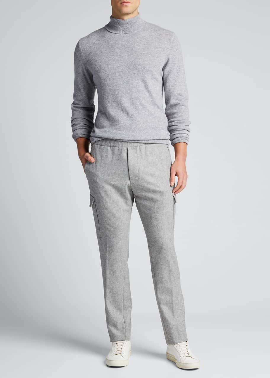 flannel cargo pants mens