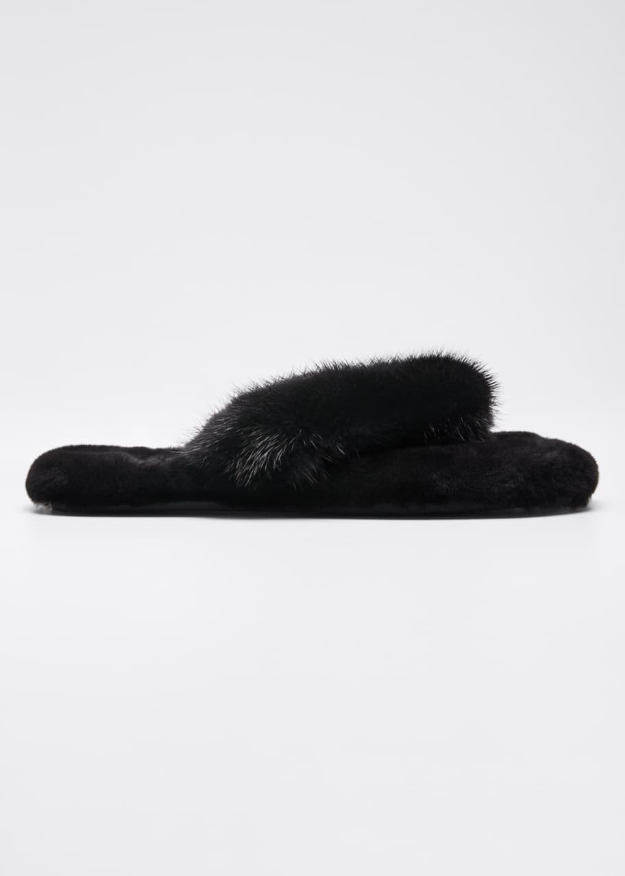 Alexander wang 2025 fur slides