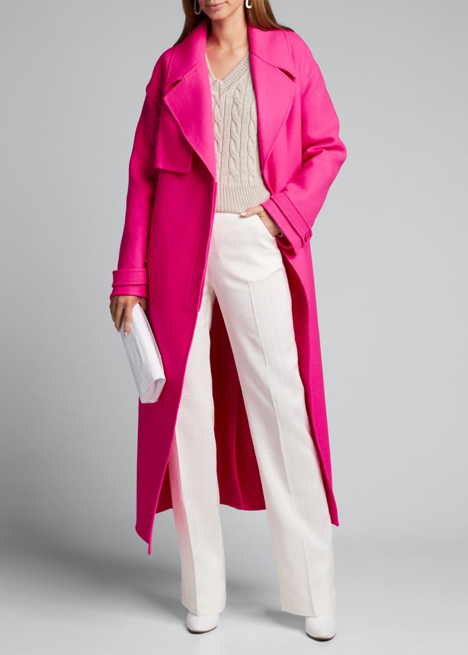 Jacquemus pink coat clearance