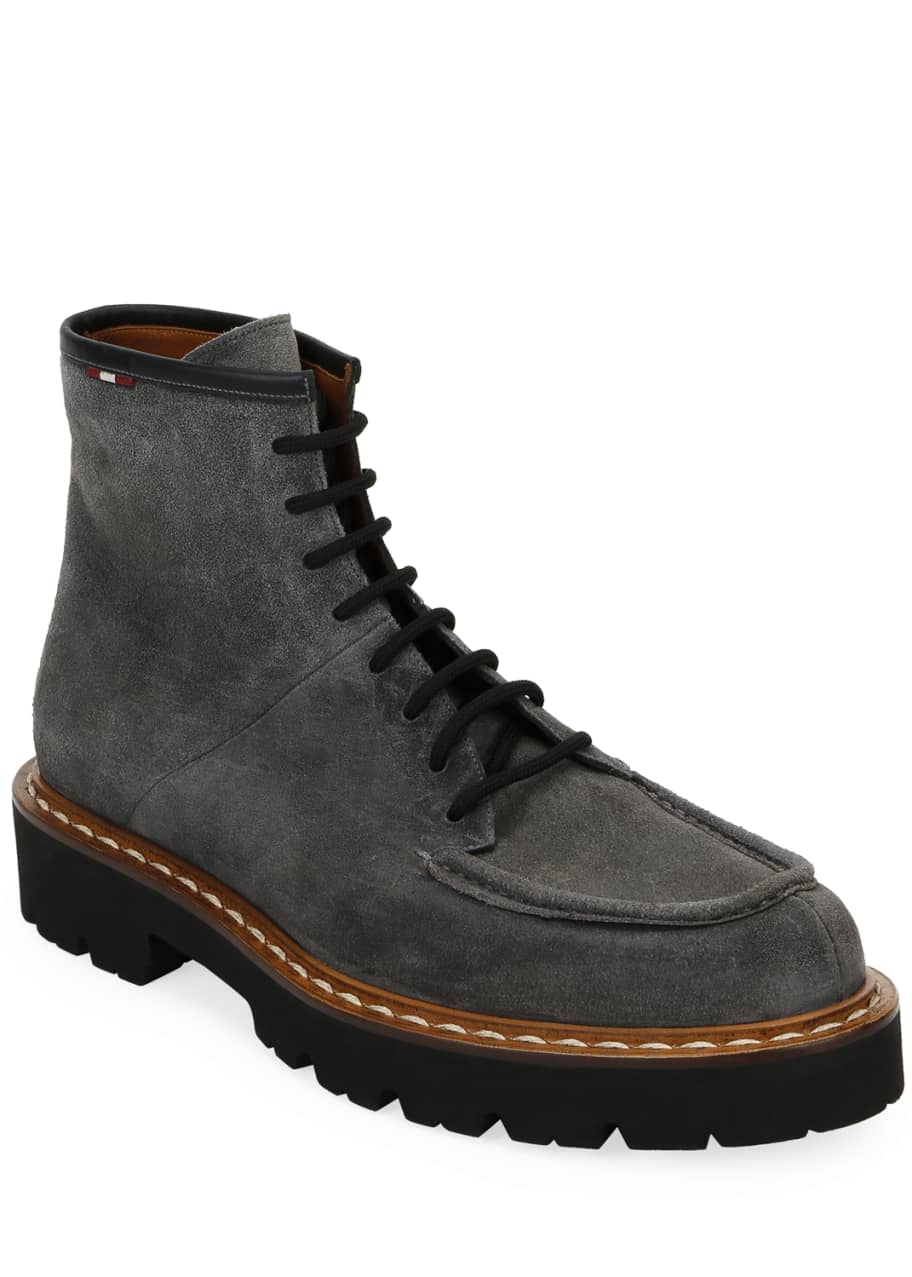 Bally suede boots shop