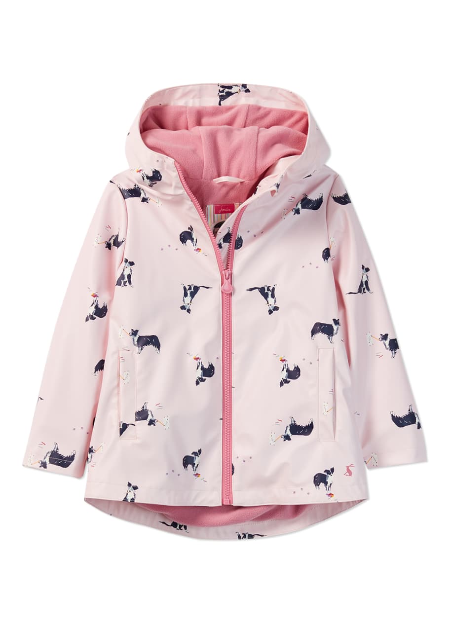 Rain Dance Dog Print Raincoat Size 2 6
