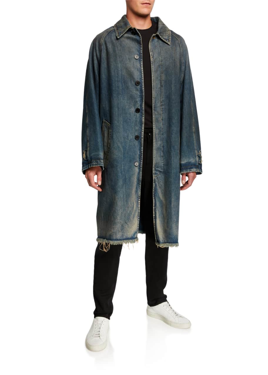 Denim car cheap coat