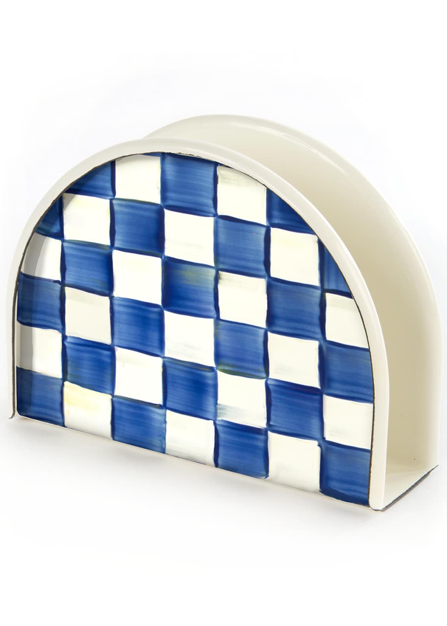 MacKenzie Childs Royal Check Napkin Holder Bergdorf Goodman