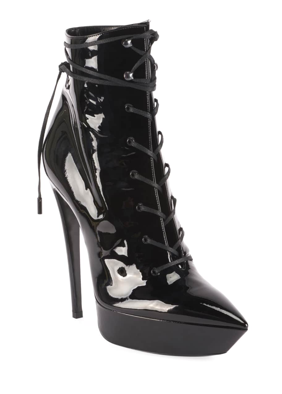 Ysl platform booties sale