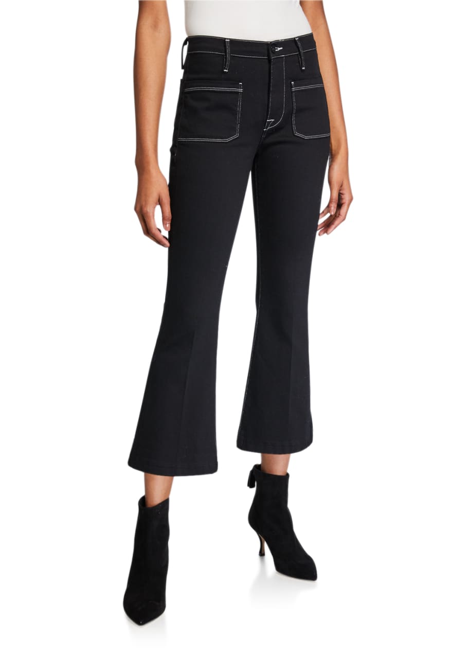 Frame le bardot crop clearance
