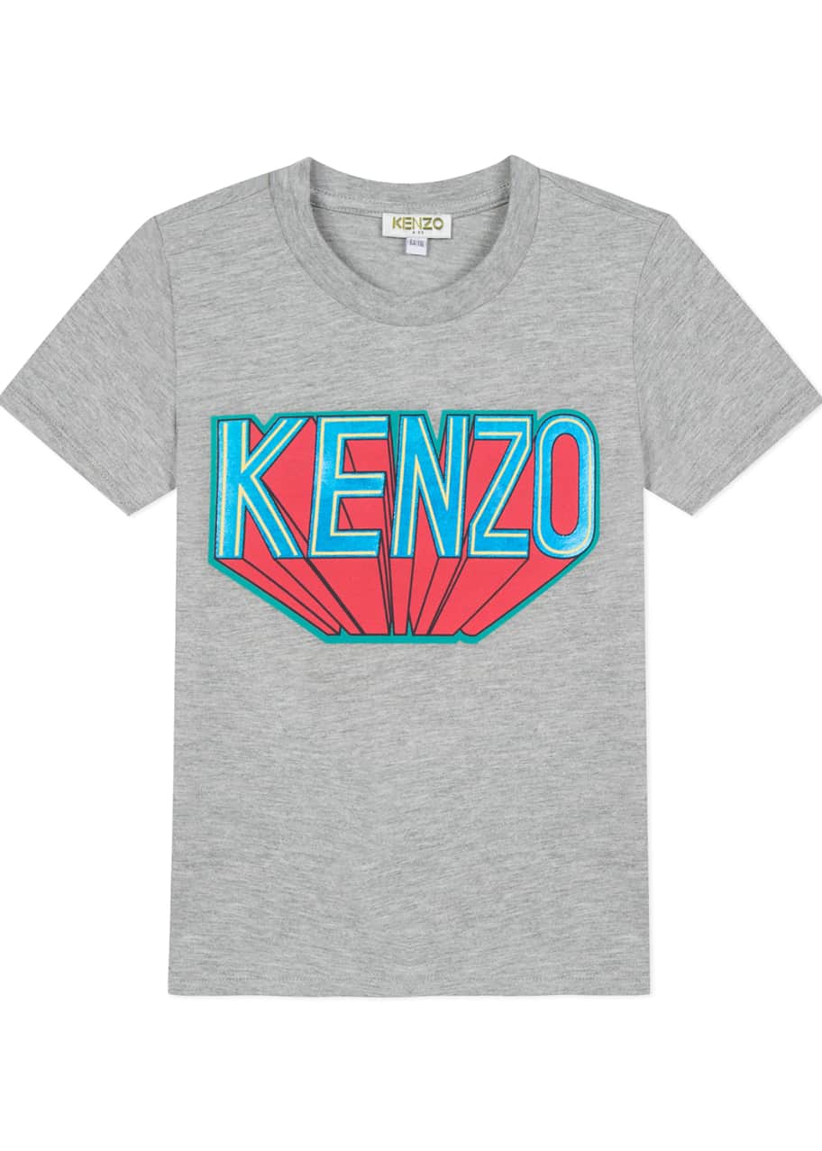 Kenzo Super Kenzo Logo Tee, Size 2-6 - Bergdorf Goodman
