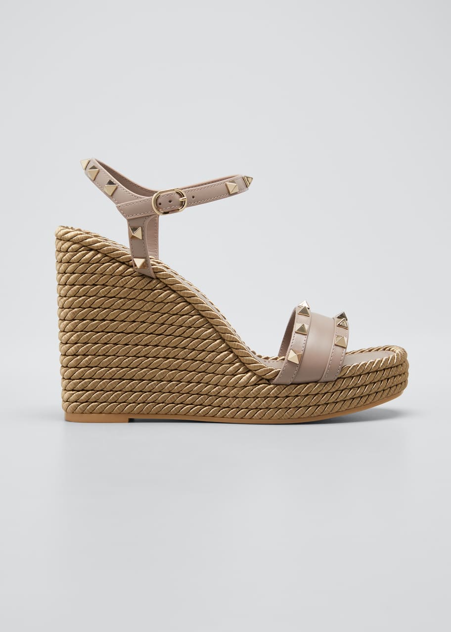 valentino wedges rockstud sale