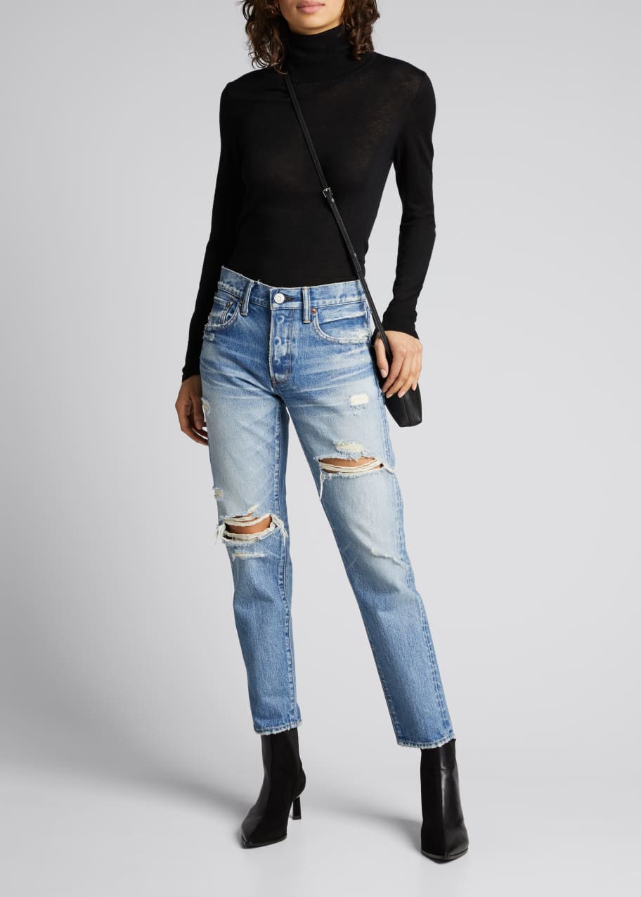 moussy vintage bowie tapered jeans
