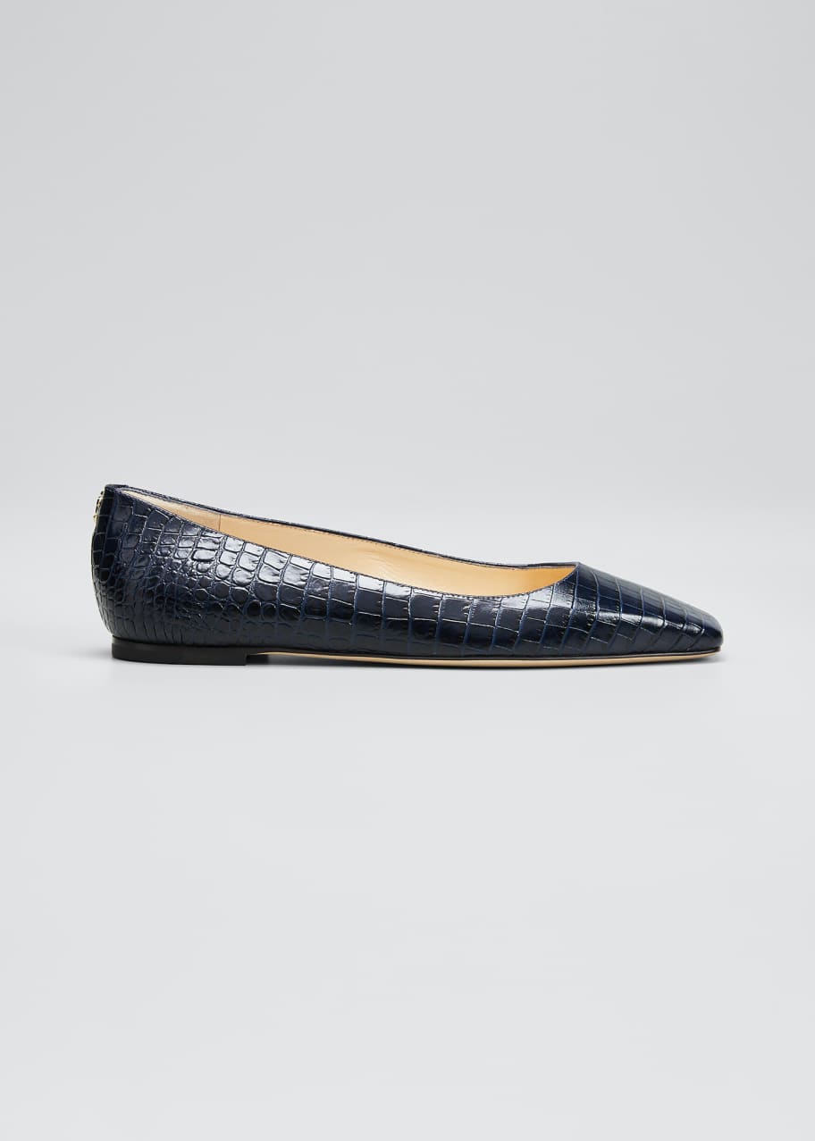 crocodile ballet flats