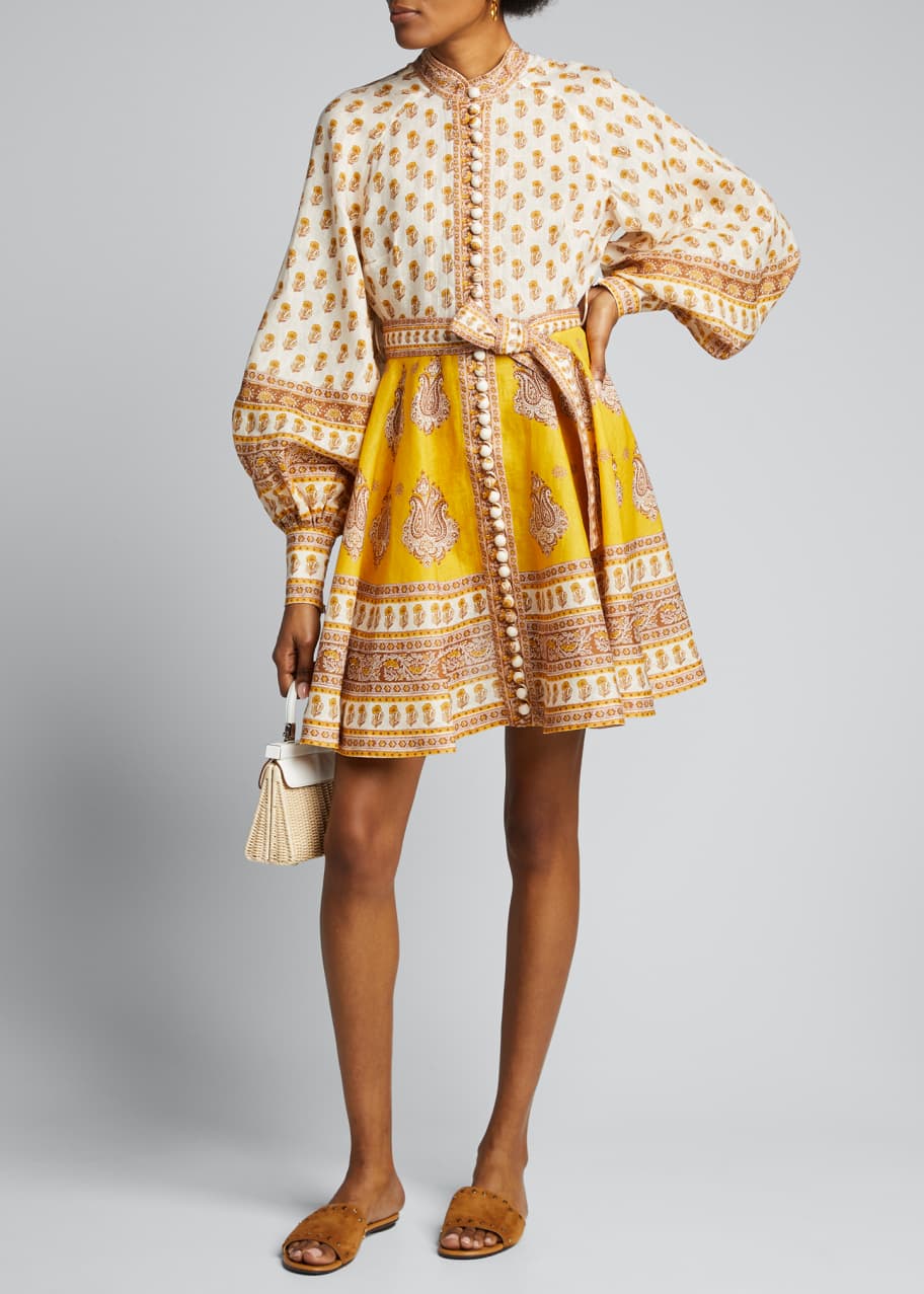zimmermann bonita buttoned dress