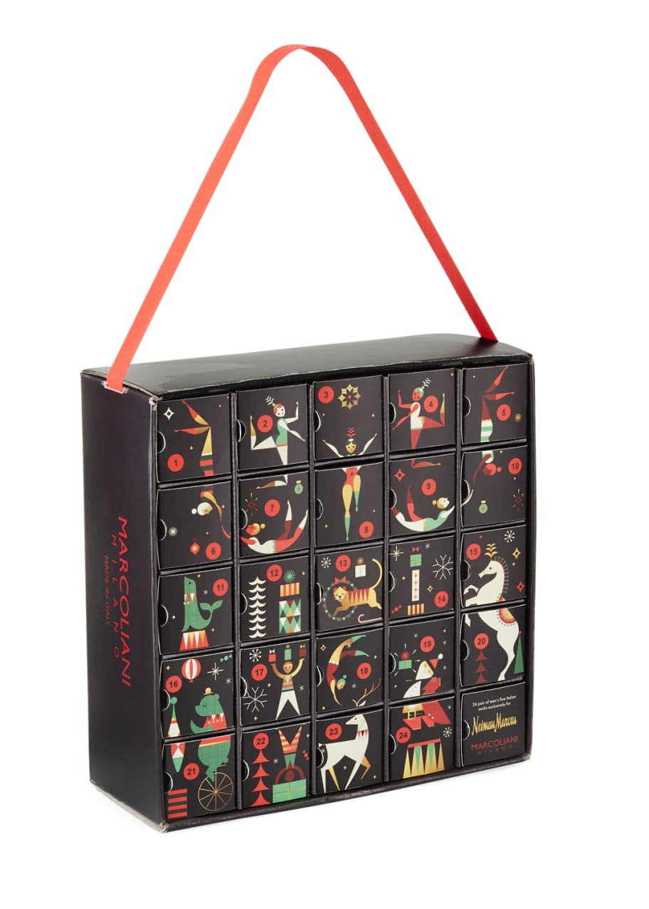 Marcoliani Men s Advent Calendar of Socks Gift Set Bergdorf Goodman
