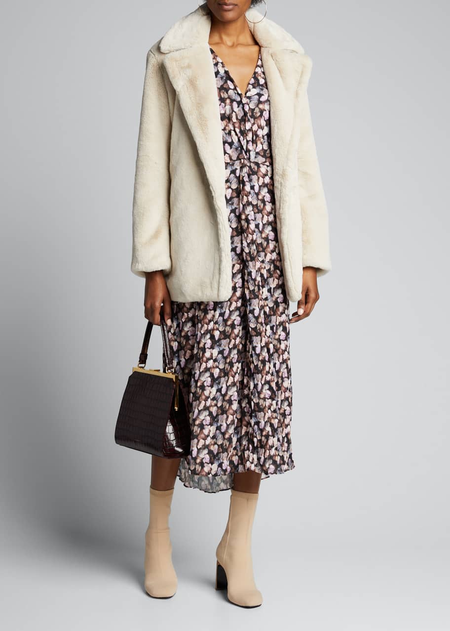 Belted Plush Coat
