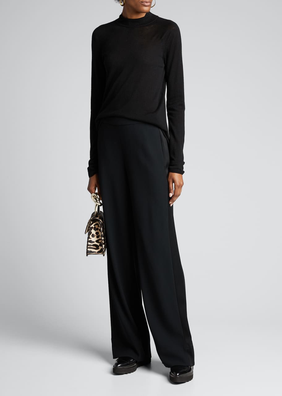 Vince Seamless Funnel Neck Pullover Sweater Bergdorf Goodman