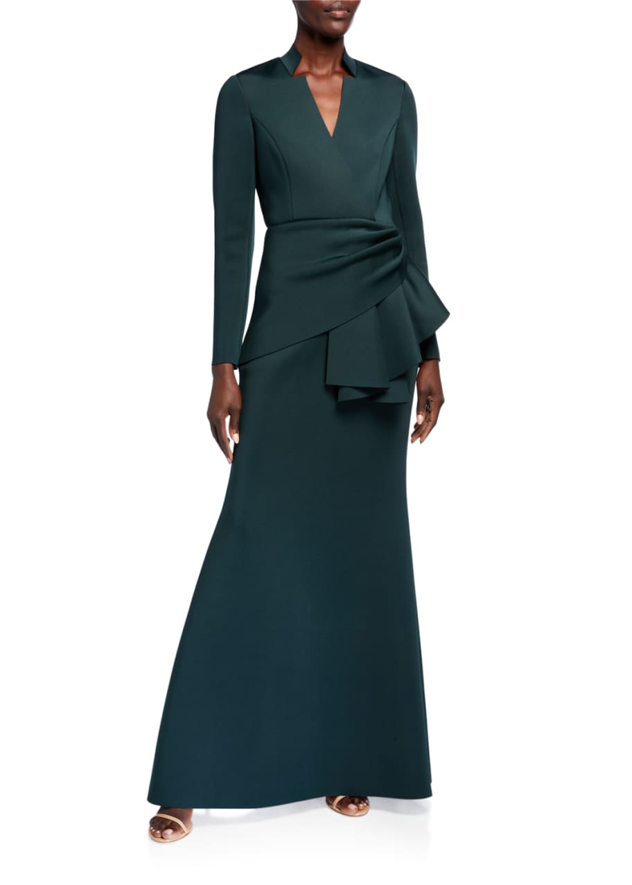 Badgley mischka long sleeve dress shop