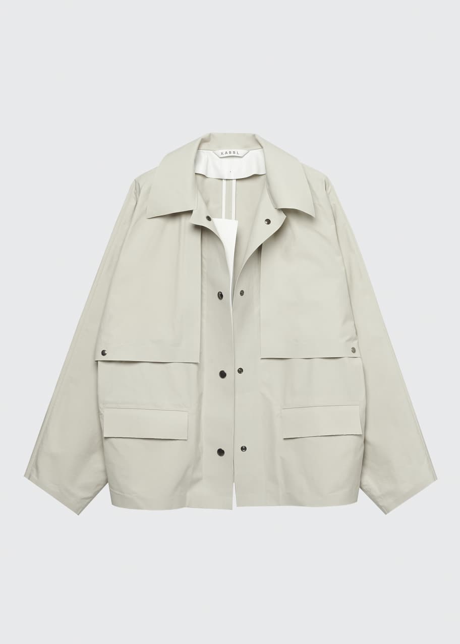 Image 1 of 1: Convertible Cape Trench Jacket