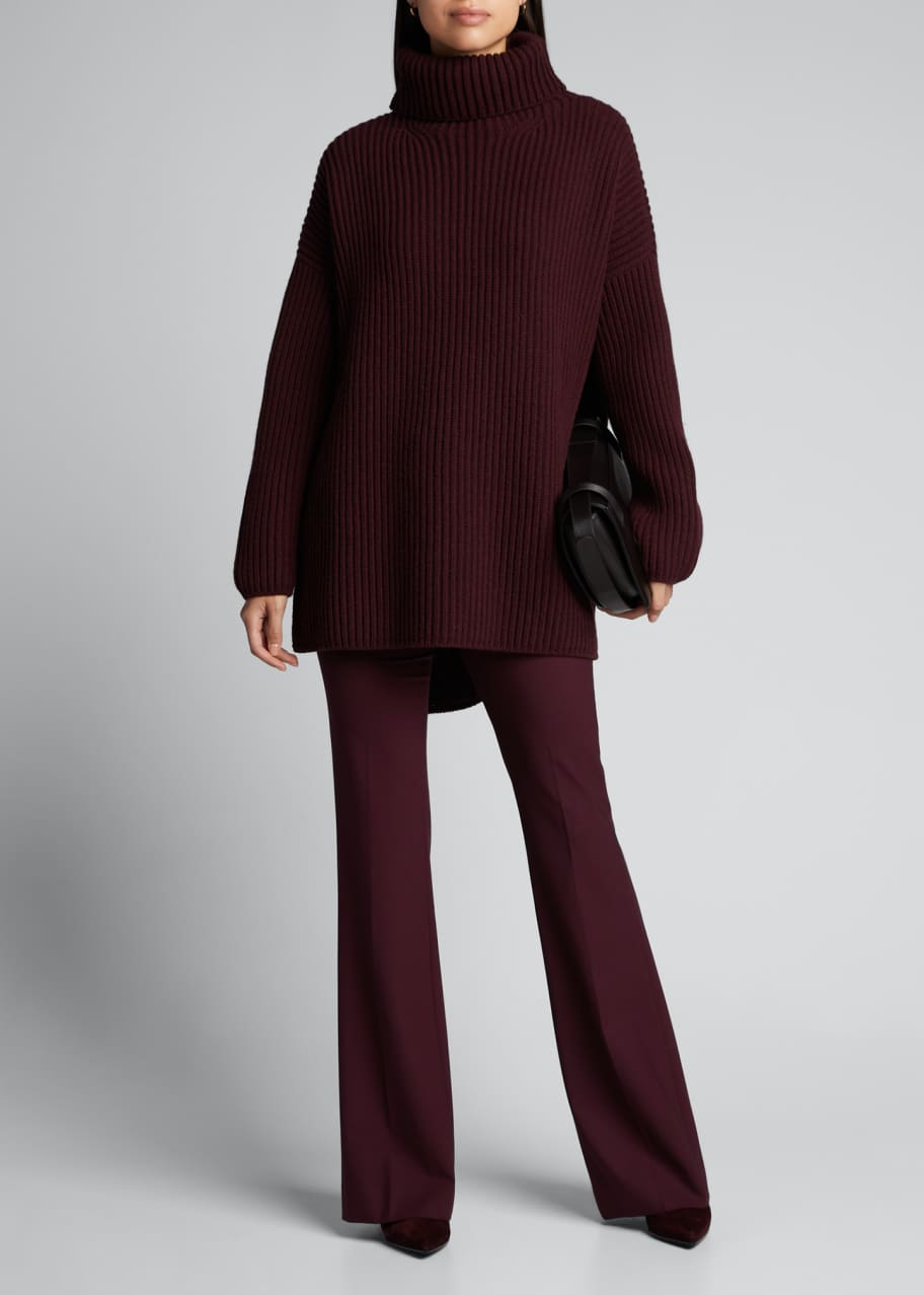 joseph oversized wool turtleneck sweater