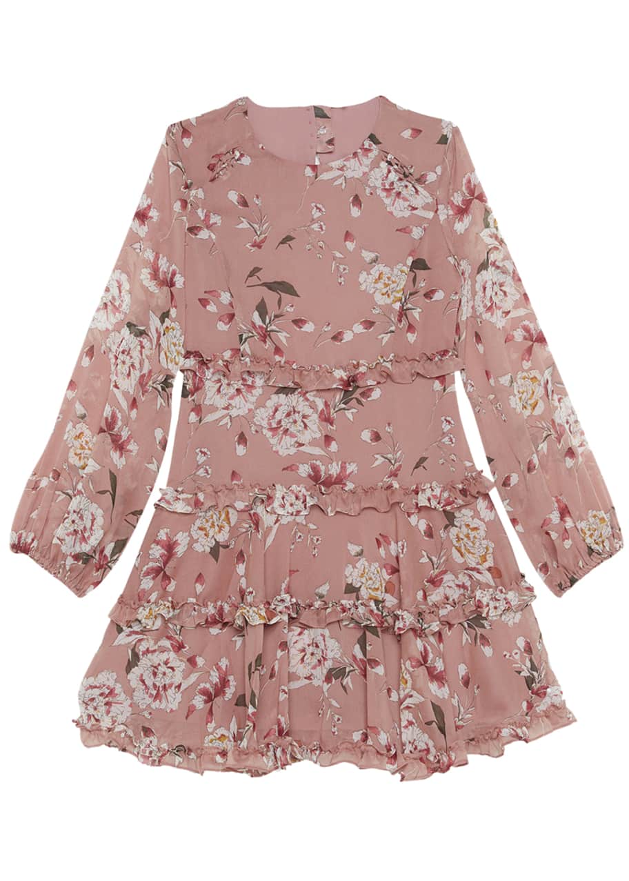 Bardot Junior Girl's Floral-Print Dress w/ Open Back, Size 7-18 ...