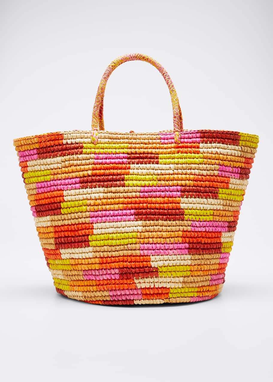 Sensi studio top straw bag