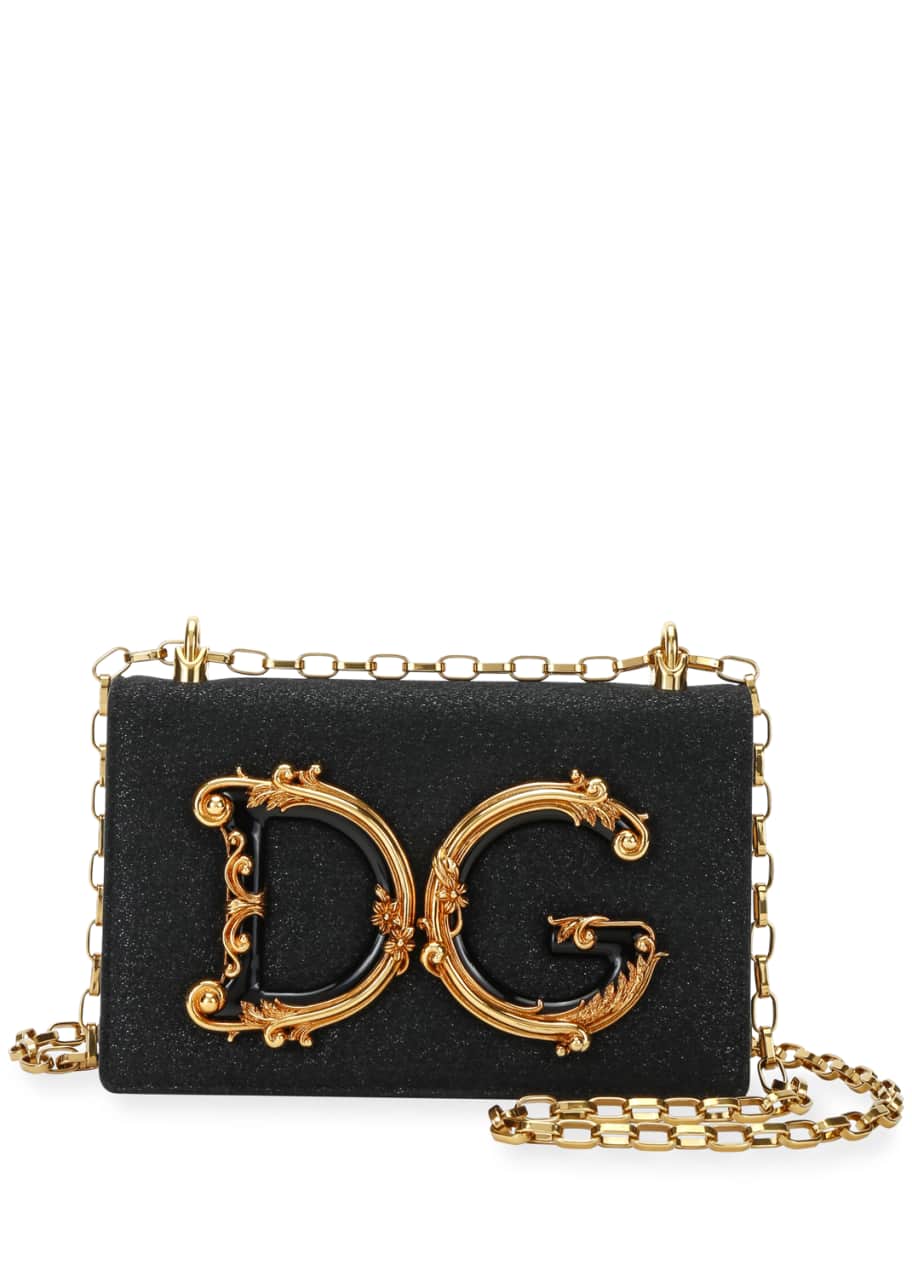Dolce & Gabbana Baroque Small Shimmery Crossbody Bag - Bergdorf Goodman