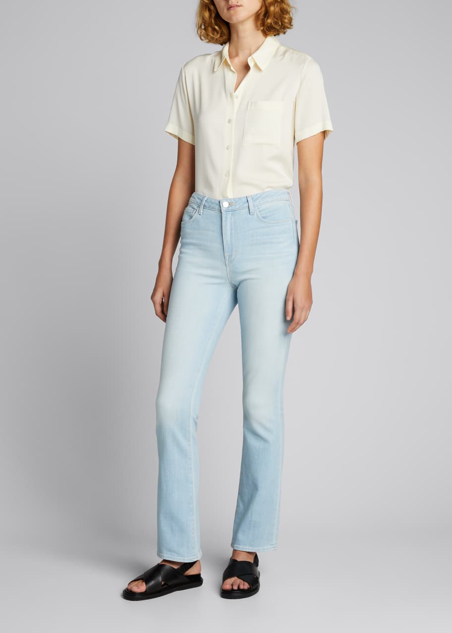 Image 1 of 1: Oriana High-Rise Straight Jeans