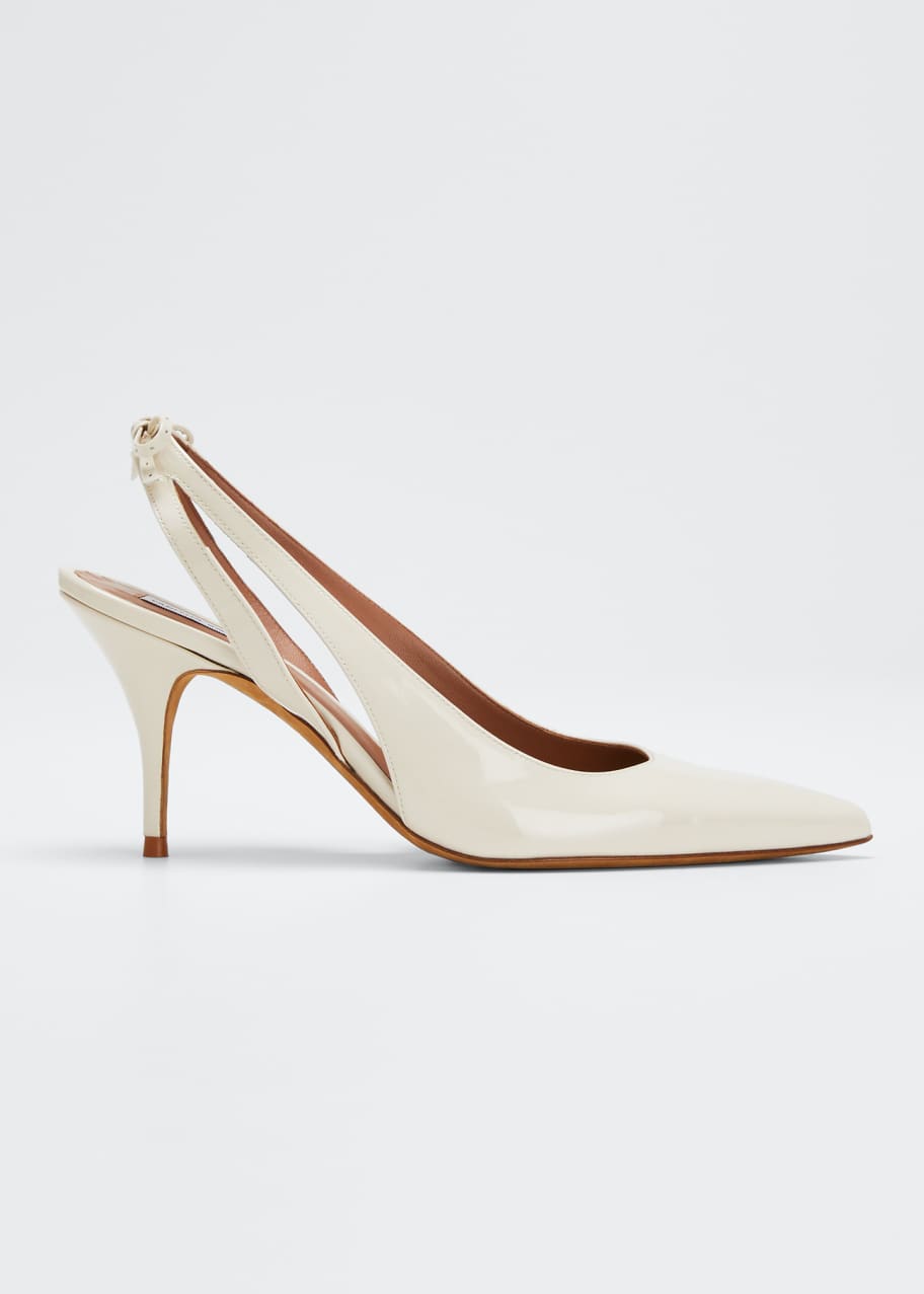 Image 1 of 1: Erika Leather Slingback Pumps