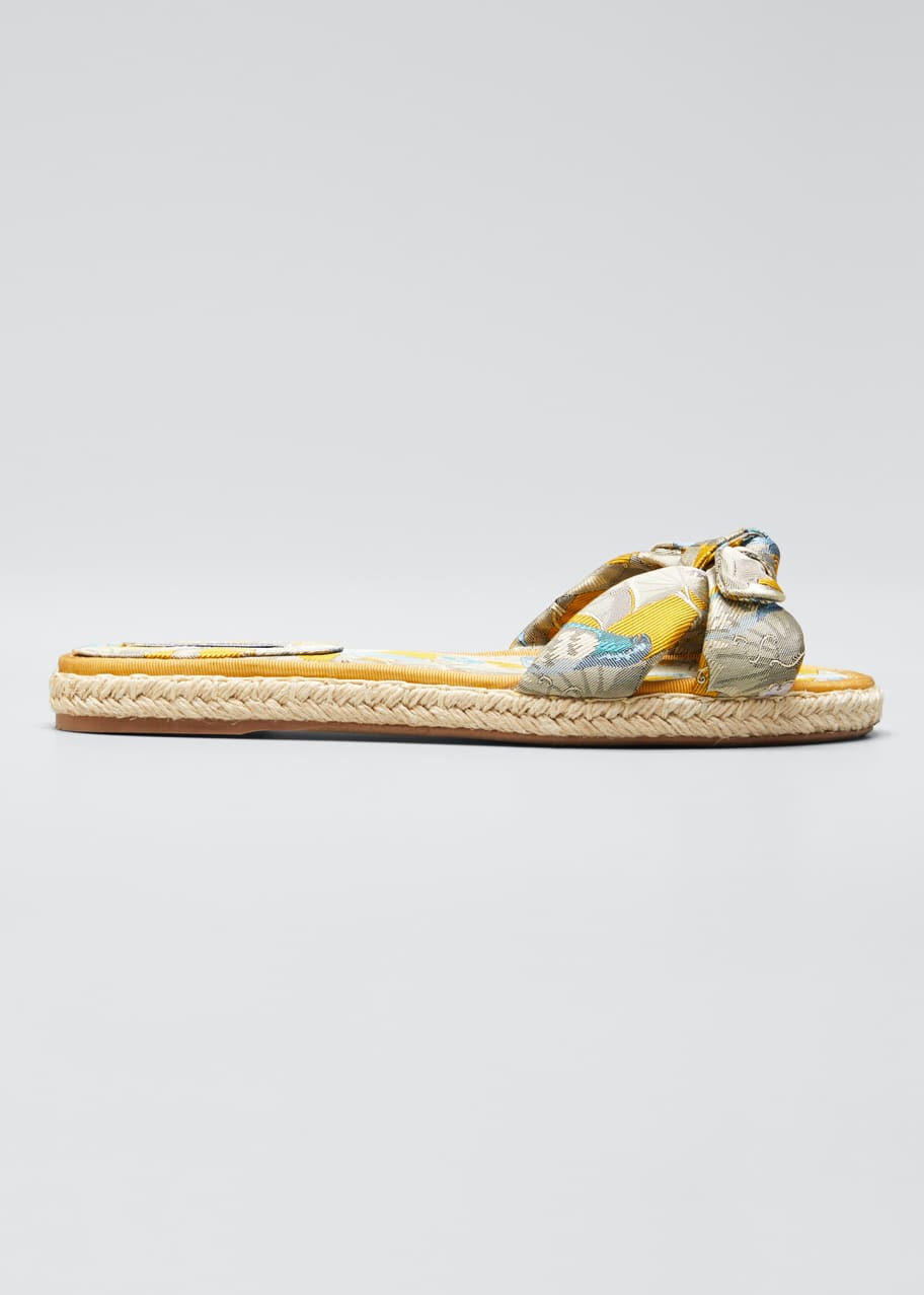 Tabitha Simmons Heli Brocade Espadrille Sandals Multi Bergdorf