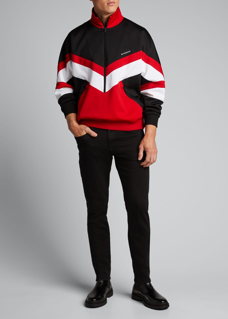 Red givenchy tracksuit hot sale