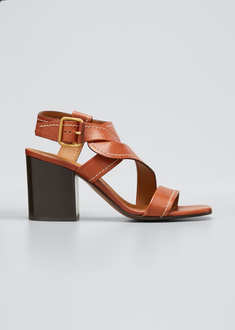 Chloe Candice Twisted Ankle Sandals Bergdorf Goodman