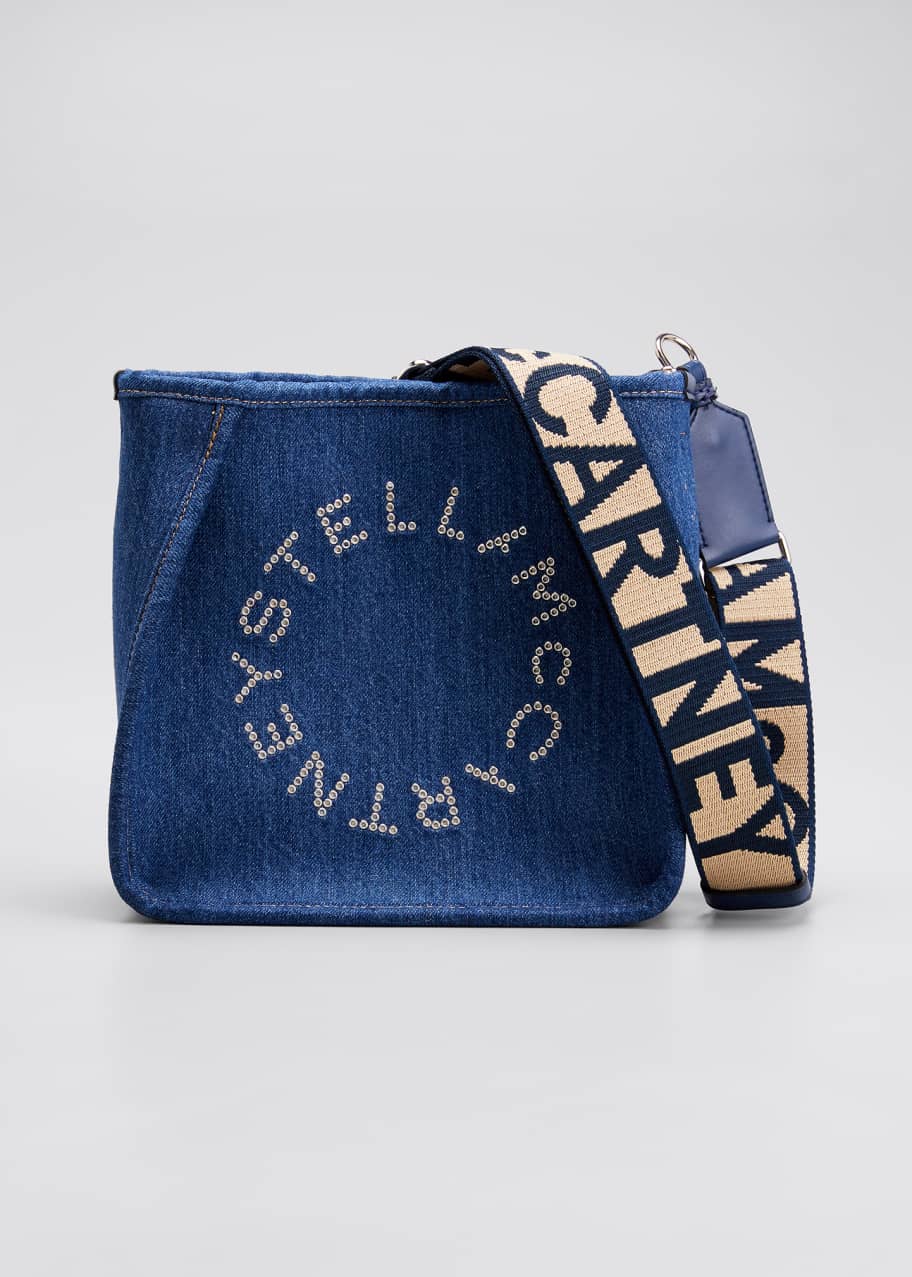 Stella McCartney Mini Eco Denim Crossbody Bag - Bergdorf Goodman