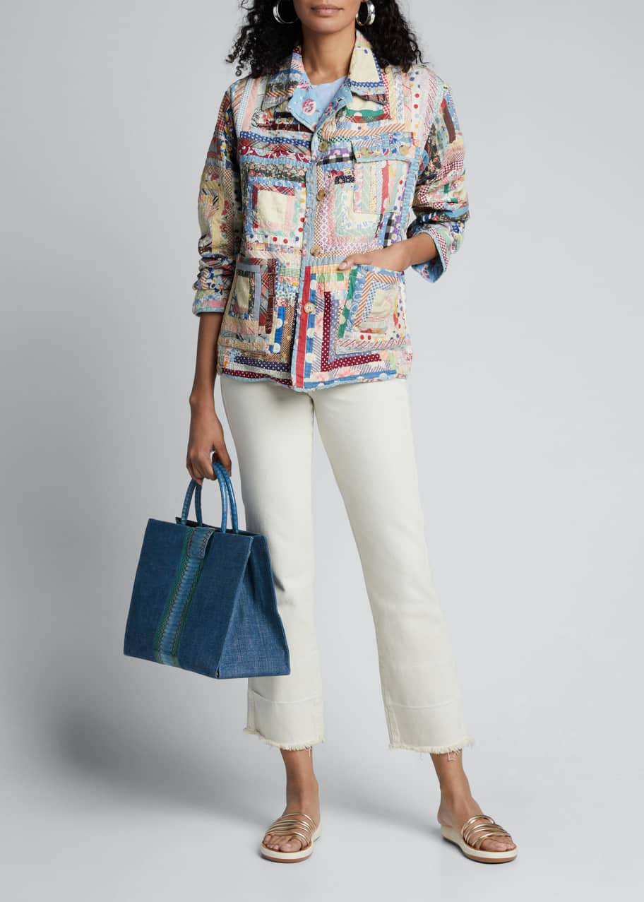Bode Quilted Patchwork Workwear Jacket Bergdorf Goodman Also set sale alerts and shop exclusive offers only on shopstyle. usd