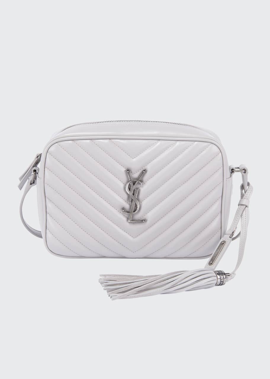 Saint Laurent Lou Medium YSL Monogram Calfskin Camera Crossbody Bag