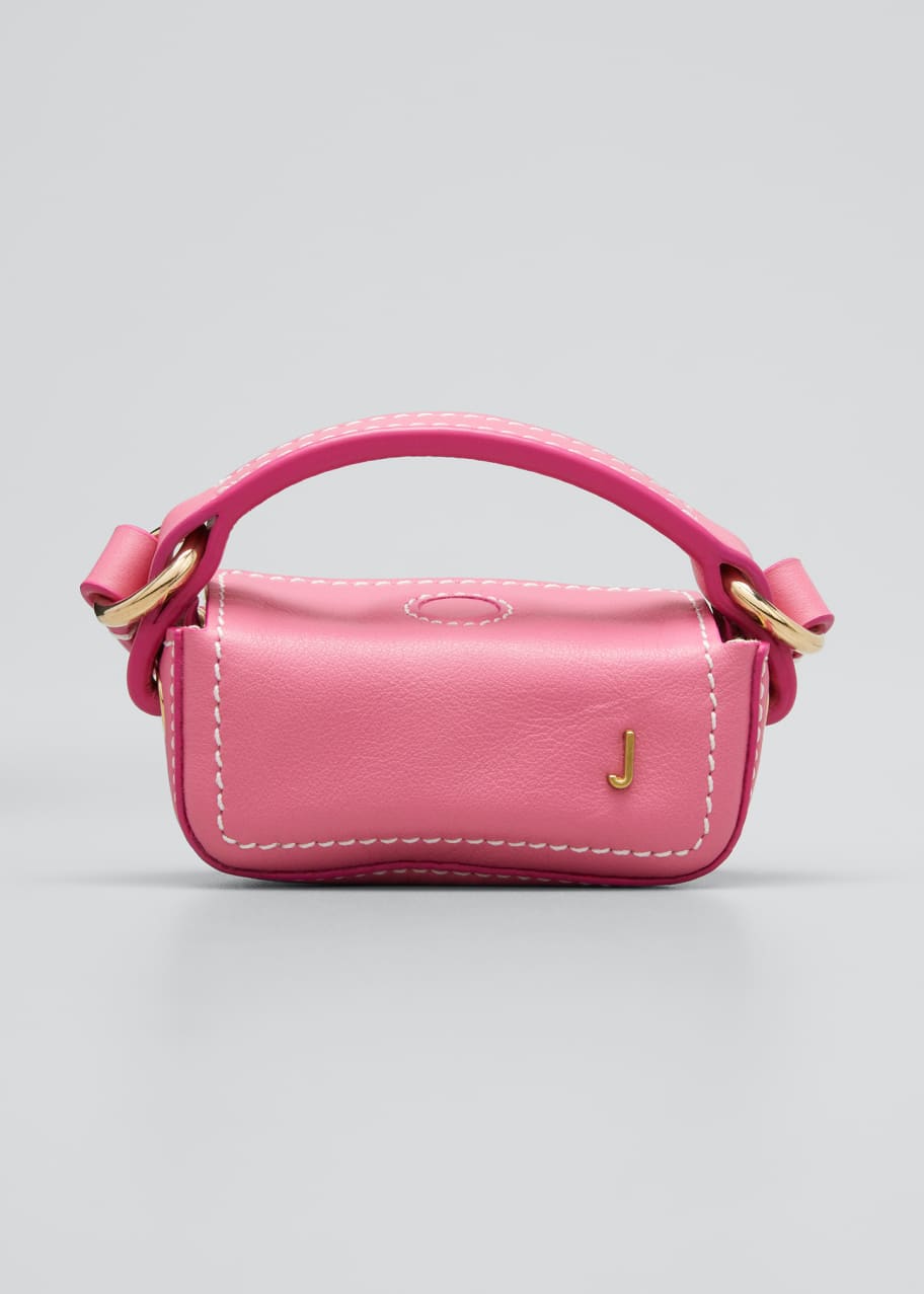 Jacquemus Le Nani Mini Charm Crossbody Bag, Pink - Bergdorf Goodman