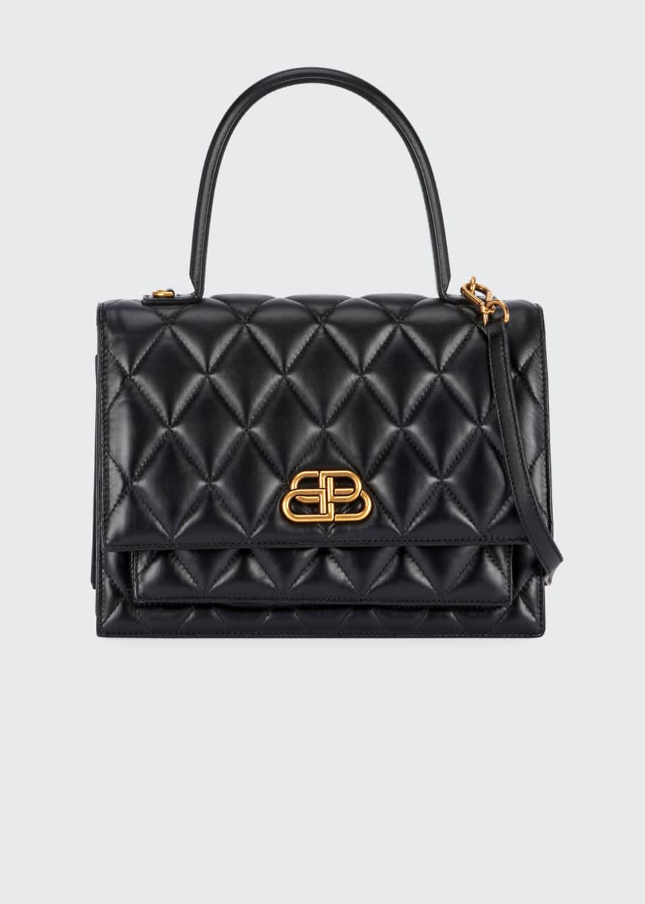 Balenciaga Sharp Medium AJ Quilted Top Handle Bag Bergdorf Goodman
