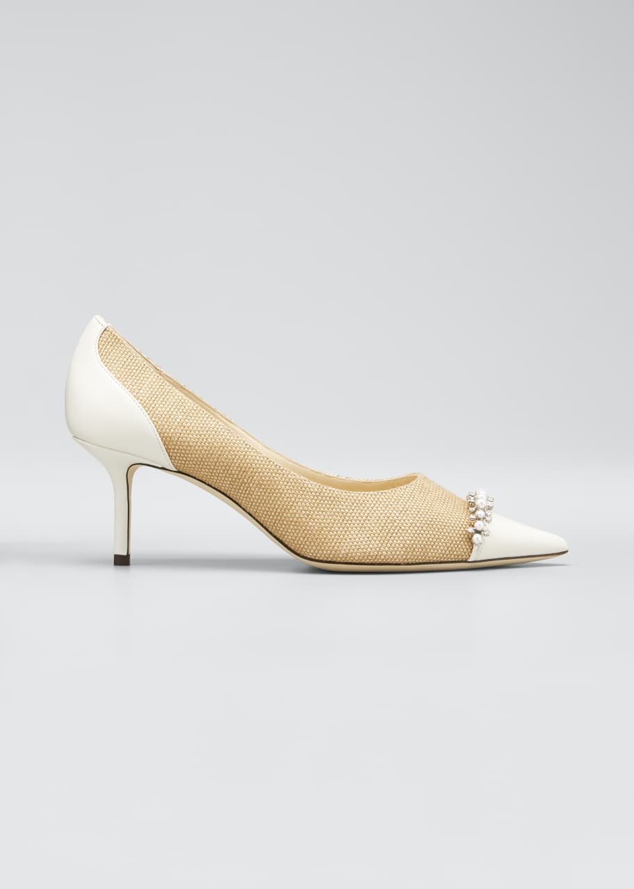 Jimmy Choo Love TwoTone Pearly Pumps Bergdorf Goodman