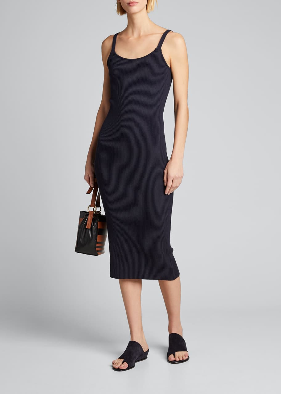 Vince rib camisole dress clearance
